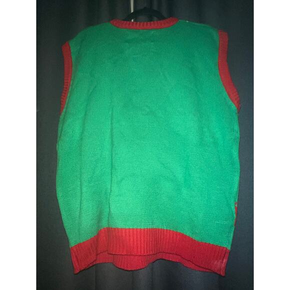 Ugly Christmas Sweater Xmas Vest Size XL - Picture 3 of 3